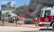 Miracle on the Tarmac: Two Truck Drivers Survive After Small Plane Crashes Onto Fort Worth Highway