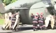 Presidential Chopper Stuck in Concrete Blunder: Emergency Services Rush to Rescue Indian Leader's Helicopter