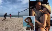 Real Madrid WAG's Incredible Football Skills Steal the Show on Beach Holiday