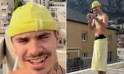 Romeo Beckham's Diamond Tooth Sparkles in Monaco as Ex Kim Turnbull Sizzles in Bikini Snaps