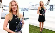 Scarlett Johansson Stuns in Sophisticated Black at Newport Beach Film Festival Honour
