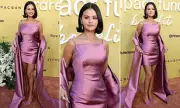 Selena Gomez Stuns in Black Dress at Rare Beauty Event: See Her Elegant Look