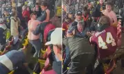 Shocking Brawl Erupts Among Washington Commanders Fans During Chicago Bears Clash | NFL Stadium Violence