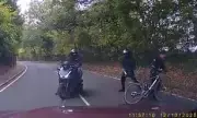 Shocking Broad Daylight Robbery: Axe-Wielding Thugs Ram Cyclist Off Motorbike in Brazen London Attack