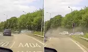 Shocking Dashcam Footage Captures Reckless Driver's Red Light Run That Left Pedestrian With Life-Changing Injuries