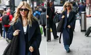 Sienna Miller's Fashion Statement: Chic Fur Bag Steals the Show During London Stroll