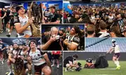 Ski Goggles On! Broncos Stars Spark Wild Dressing Room Party After Big Win