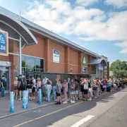 Supermarket Scramble: Aldi Shoppers Battle for £1.99 Easter Egg That's Cheaper Than Tesco and Asda