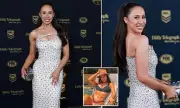 Taylor Haynes Stuns in Dazzling Red Gown at Dally M Awards 2024