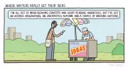 Tom Gauld Reveals Where Writers Truly Find Their Ideas in Hilarious New Cartoon