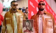Travis Kelce Stuns in Vibrant Orange Outfit at Chiefs vs Commanders Game