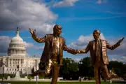 Trump's Bizarre National Mall Stunt: Golden Epstein Statue Sparks Outrage and Investigation