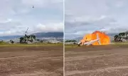 Venezuelan Air Disaster: Passenger Plane Erupts in Flames on Runway in Miraculous Escape