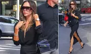 Victoria Beckham's NYC Style Stride: Posh Spice Turns Heads in Chic Pencil Skirt Ahead of Netflix Documentary Reveal