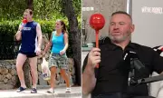 Wayne Rooney's Sweet Reunion: England Legend Towered Over by Giant Lollipop in Hilarious Throwback