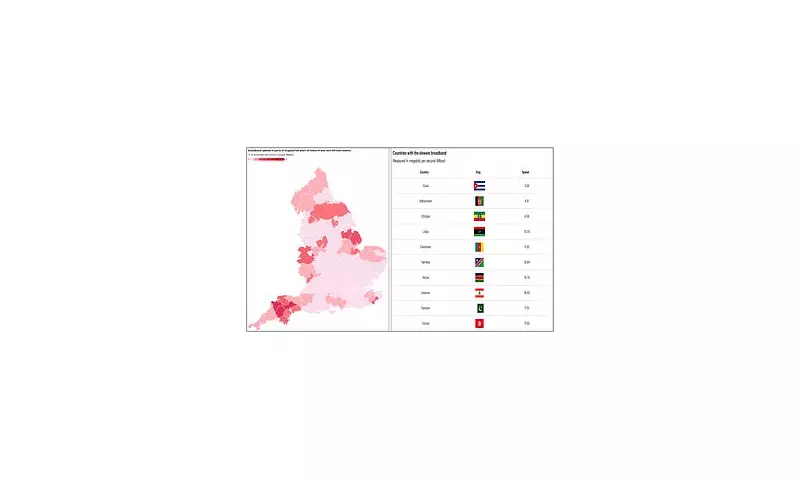 130,000 UK Homes Suffer Slower Broadband Than Libya and Cameroon