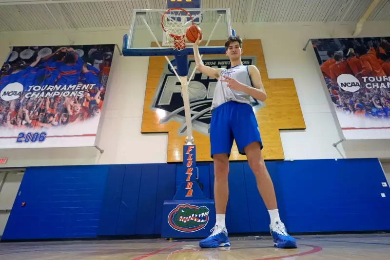 7ft 9in Teen Phenom Olivier Rioux Makes Stunning College Basketball Debut for Florida