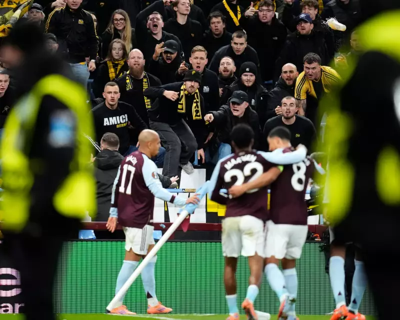 Aston Villa Triumph 2-1 Over Young Boys Amid Fan Violence