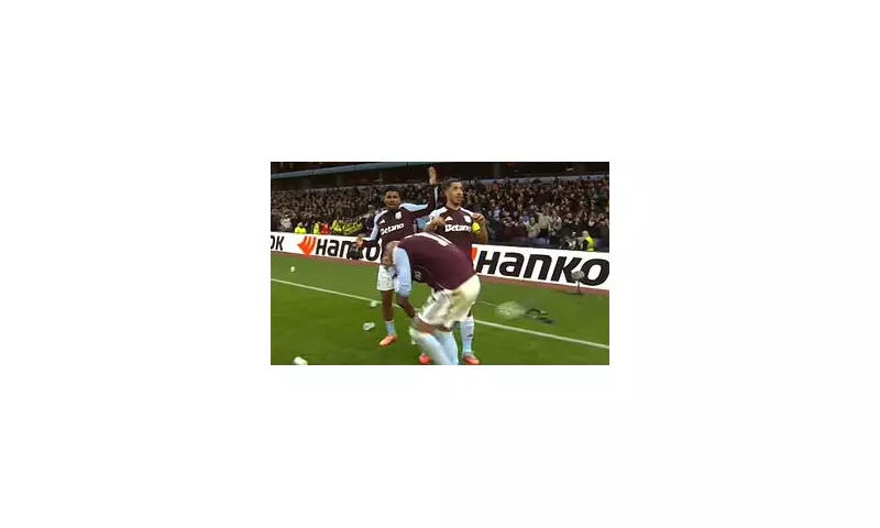 Aston Villa's Malen Struck by Object in Europa League Clash
