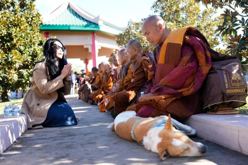 Buddhist Monks Resume 2,300-Mile US Peace Walk After Crash