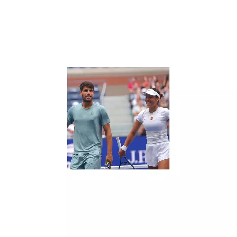 Carlos Alcaraz Stuns Tennis World With Emma Raducanu Training Session Ahead of Wimbledon