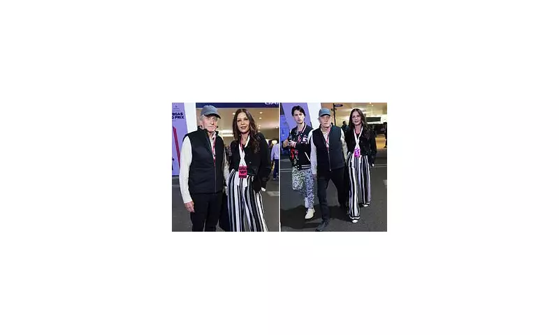 Catherine Zeta-Jones & Michael Douglas Mark 25 Years at Vegas GP