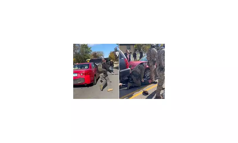 Chaos Erupts in Evanston: ICE Agents Confronted by Angry Mob During Immigration Raid