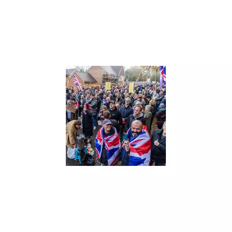 Crowborough Residents Protest Plan to House 600 Asylum Seekers in Army Camp