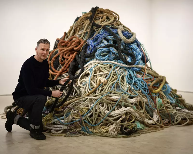 David Shrigley's £1 Million Old Rope Art Installation Questions Value
