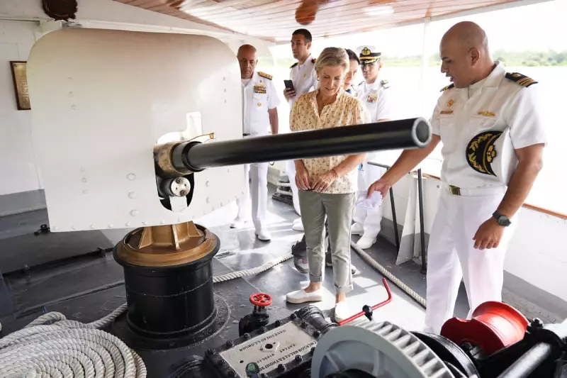 Duchess of Edinburgh Tours Historic Birkenhead-Built Gunboat in Peru
