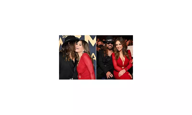 Elizabeth Hurley and Billy Ray Cyrus's PDA-Filled CMA Awards Debut