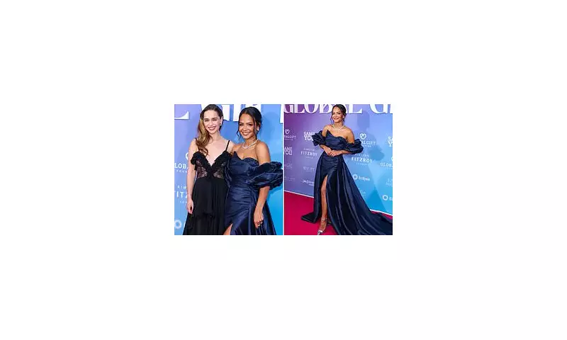 Emilia Clarke Stuns in Daring Lace Gown at Global Gift Gala Amid Split from DJ Boyfriend