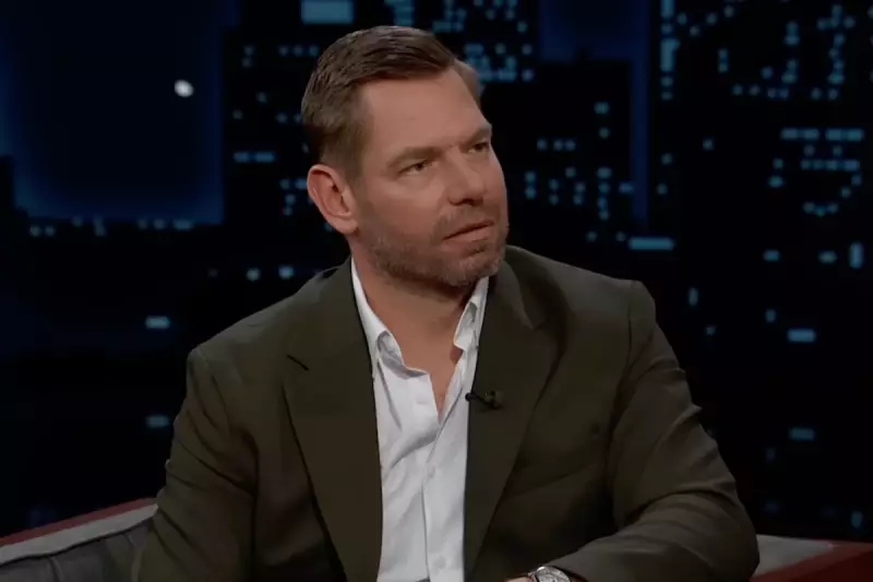 Eric Swalwell Announces California Governor Bid on Kimmel Show