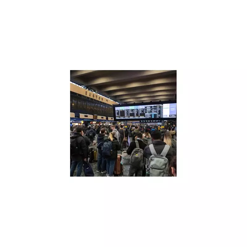 Euston Station Chaos: Biblical Scenes as Broken Trains Cause Delays
