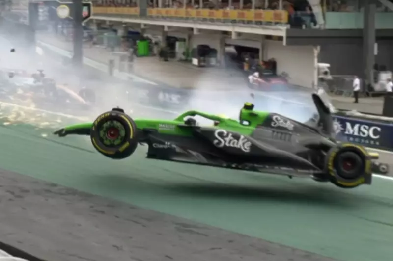 Gabriel Bortoleto's 57G Brazil GP Crash Reveals Leg Injury