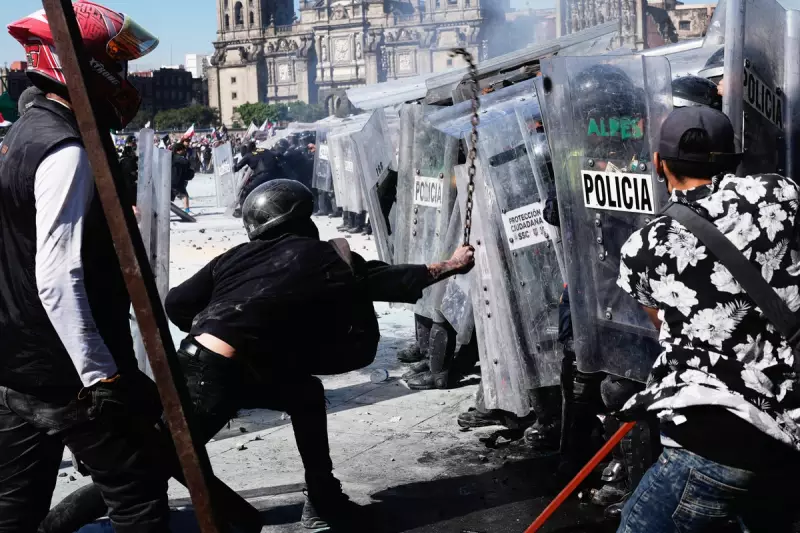 Gen Z Protests Erupt in Mexico City: 100 Police Officers Injured