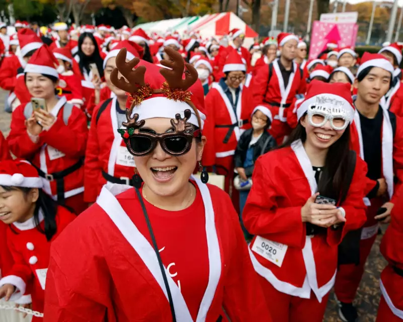 Global Weekend in Focus: From Tokyo's Santa Parade to Gaza Aid