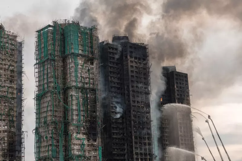 Hong Kong Fire Kills 65 as Flammable Bamboo Scaffolding Blamed