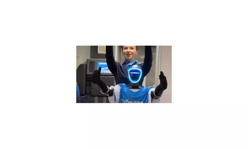 Humanoid Robot Serves as Flight Attendant on Russian Boeing 737