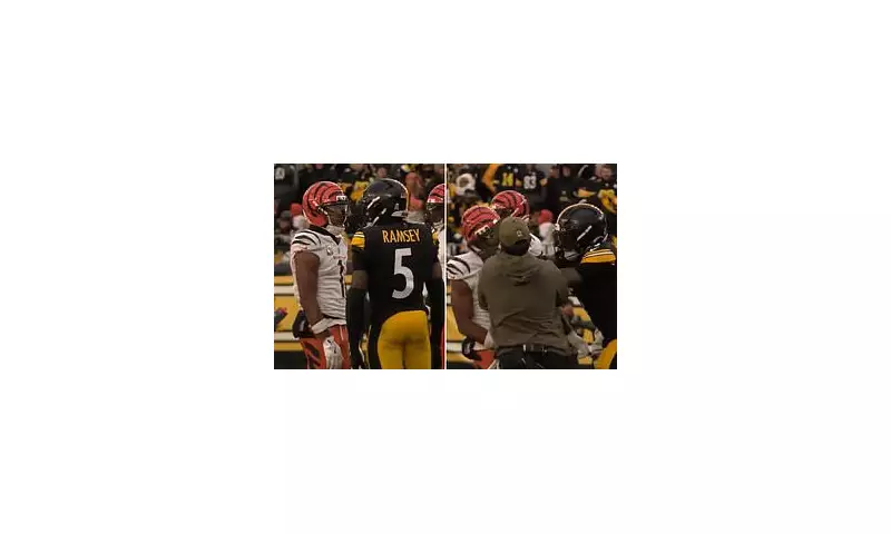 Ja'Marr Chase Spat on Jalen Ramsey, Sparking Steelers-Bengals Brawl