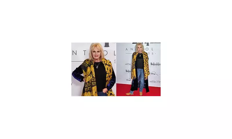 Joanna Lumley Stuns at Beatles Anthology Screening in London