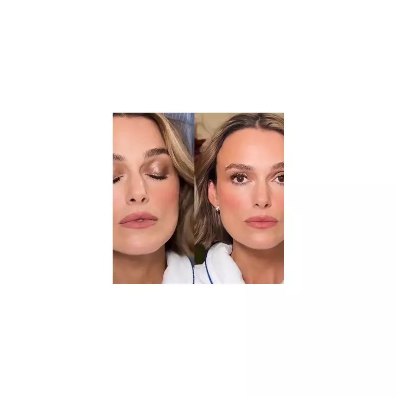Keira Knightley's Gold Eye Make-Up: Lisa Eldridge's Easy Party Look