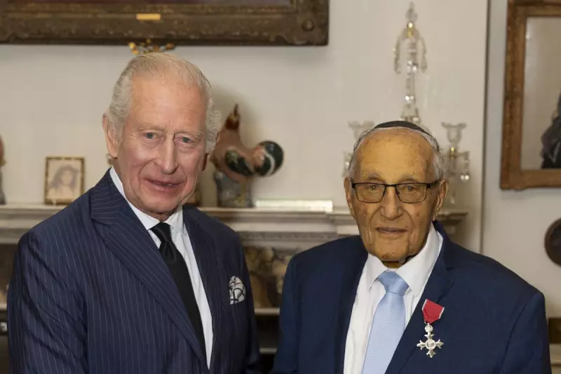 King and Royals Pay Tribute to Holocaust Educator Manfred Goldberg MBE
