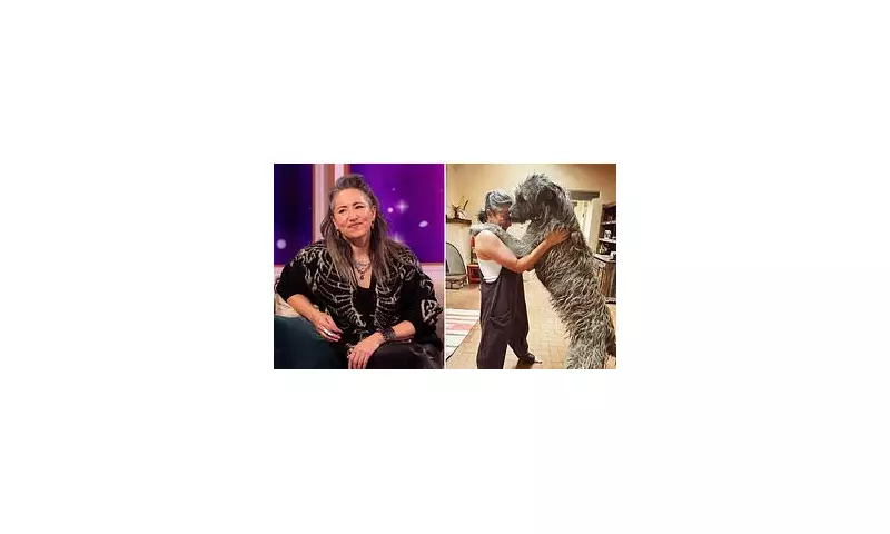 KT Tunstall's Gentle Giant: Singer Dwarfed by Enormous Irish Wolfhound in Heartwarming Photos