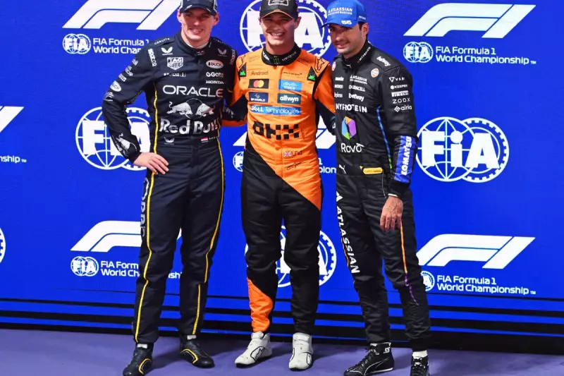 Lando Norris Takes Pole in Wet Las Vegas GP Qualifying
