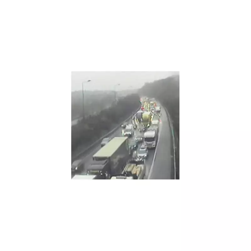 M25 Gridlock: 60-Min Delays After Crash Closes Lanes