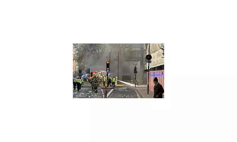 Major Blaze in Holborn: 70 Firefighters Tackle Underground Tunnel Fire