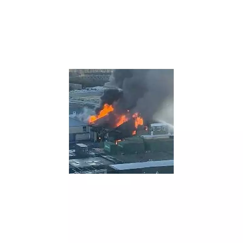 Major Incident in Southall: 150 Firefighters Battle Huge Warehouse Blaze