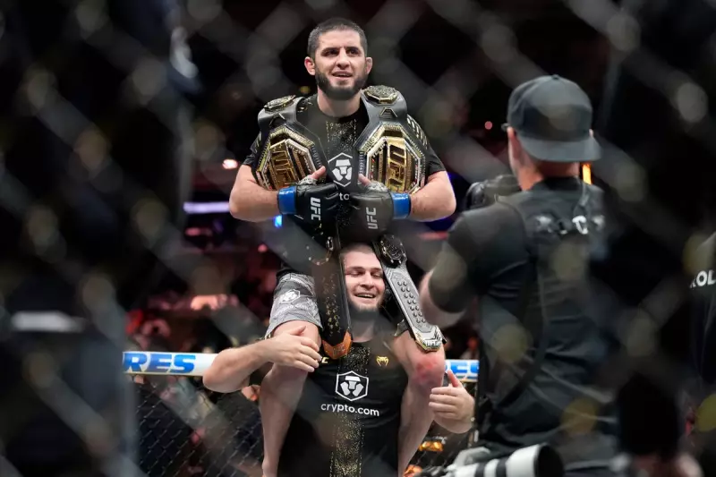 Makhachev Dominates Maddalena at UFC 322 to Become Two-Weight Champ