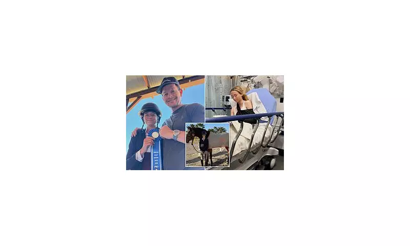 Mark Wahlberg's Daughter Grace Breaks Collarbone in Horse Riding Accident - Family Rallies Around Teen